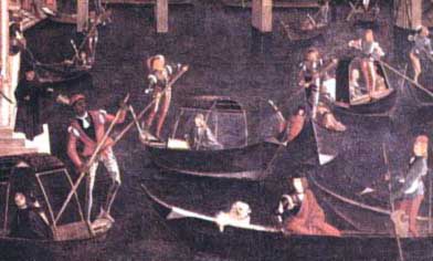 Il Canal Grande di Venezia, in un quadro del Carpaccio del 1496
