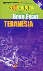 Copertina di ''Teranesia'', di Greg Egan.