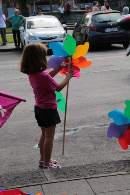 Bambina al "Catania Pride" 2017