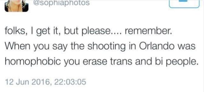 Il tweet "queer" sull'attentato di Orlando.