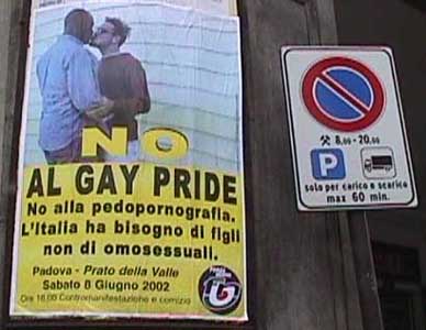 _No alla pedopornografia - L'Italia ha bisogno di figli, non di omosessuali_