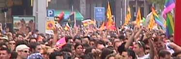 PadovaPride, lo spezzone dei centri sociali (e non solo loro) - Foto G. Dall'Orto