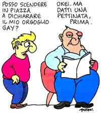 Vignetta di Altan sul World Pride
