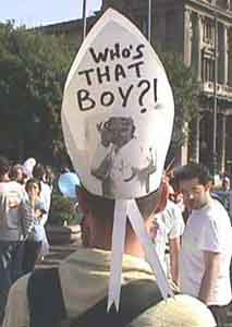 Immagine dal Gay Pride di Roma nel 1998. Foto Stefano Bolognini