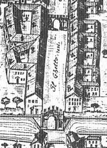 Mappa del ghetto di Lugo nel Seicento