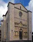 La chiesa di san Francesco al Prato a Perugia, oggi sconsacrata, in cui fu sepolto Francesco Beccuti.