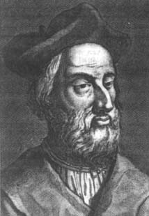 Francesco Berni in abito religioso. Incisione seicentesca.
