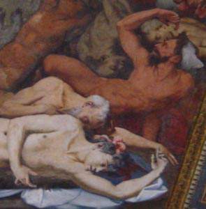 Dettaglio da ''La caduta dei giganti'' di Perin del Vaga.