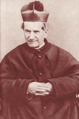 Una delle rare foto di don Giovanni Bosco