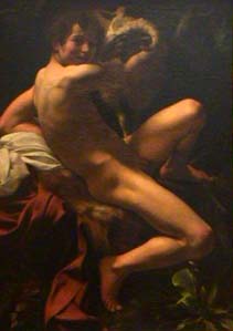 Caravaggio - San Giovannino - Roma, galleria Capitolina (foto G. Dall'Orto).