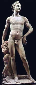 ''Apollo e Giacinto'' di Cellini [1548 circa] - Museo del Bargerllo, Firenze.