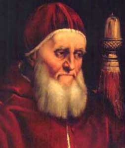 Raffaello - Giulio II Della Rovere - 1512 - Firenze, Galleria degli Uffizi