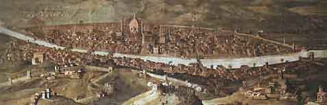 Veduta di Firenze nel Cinquecento