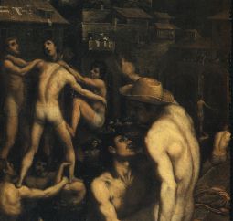 Domenico Passignano - Dettaglio da _I bagni a san Niccol_