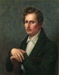 August von Platen nel 1830 ca. - Ritratto di Moritz Rugendas.