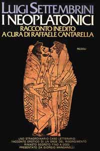La copertina de _I neoplatonici_ di Luigi Settembrini