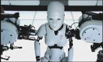 Un'immagine dal video ''All is full of love'' di Bjork.