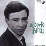 Un disco del compositore e cantante Umberto Bindi