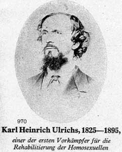 Karl Heinrich Ulrichs (1825-1895) - inventore della parola ''urningo''