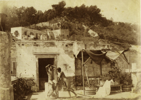 Villa Barbaja a Posillipo, fotografata da Wilhelm von Pluschow