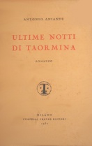Copertina di "Ultime notti di Taormina"