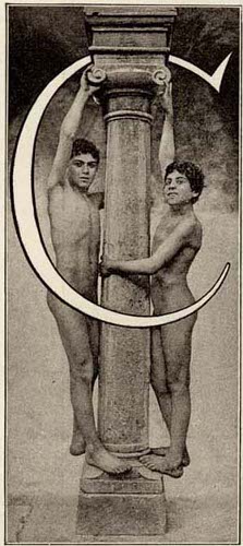 Foto di Gloeden pubblicata nel 1893