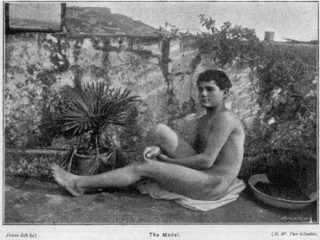 Gloeden, "The model".