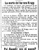 Ritaglio da il Sud, 23-11-1902