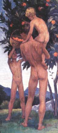 Ragazzi capresi. Quadro di Otto Sohn-Rethel