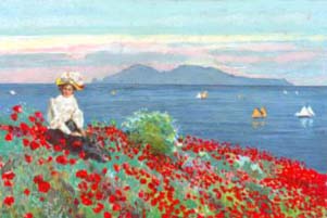 Capri da Napoli - Cartolina del 1900 ca.