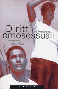 Copertina del libro di Ezio Menzione - Diritti omosessuali