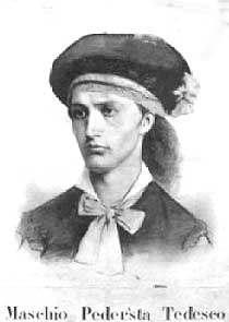 ''Maschio pederasta tedesco'' dall'Archivio Lombroso.
