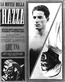 La rivista ''La difesa della razza'' del 20-2-1942