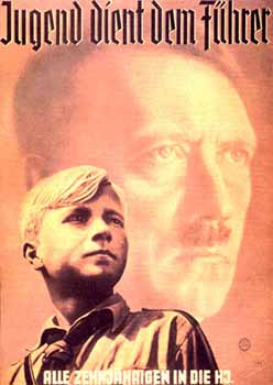 Manifesto propagandistico per la Hitlerjugend.