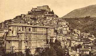 Subiaco, in una foto degli anni Quaranta