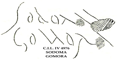 Scritta Sodoma Gomora
