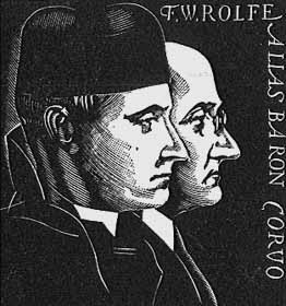 Doppio ritratto di Rolfe. Dalla copertina della biografia di Symons
