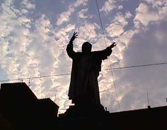 Monumento al Savonarola a Ferrara, sua citt natale. Foto G. Dall'Orto