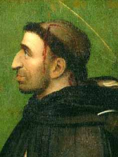 Girolamo Savonarola (1452-1498) ritratto da fra Bartolomeo come santo e martire.