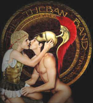 Disegno moderno intitolato The theban band