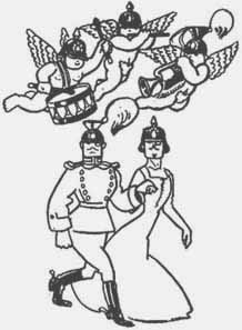 Vignetta per lo scandalo tedesco Moltke-Eulemburg, 1907
