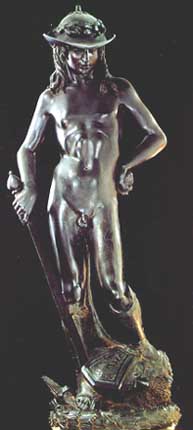 Il celebre David di Donatello