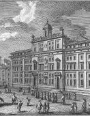 Il Collegio romano in una stampa settecentessca.
