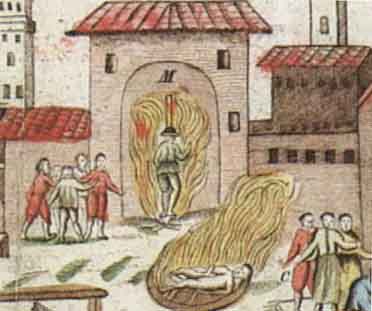 Rogo e arrotamento a Piazza Vetra a Milano nel 1630