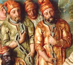 Schiavi cristiani incatenati