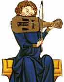Suonatore di viella - dal Codex Manesse, 1315-30