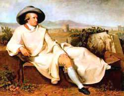 Goethe nella campagna romana, nel 1786-88