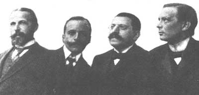 I capi del WHK nel 1901, anno della pubblicazione di questo opuscolo.