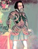 Hernan Corts in un ritratto contemporaneo