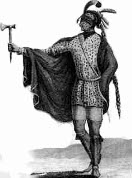 Indiano Illinois, incisione del 1796